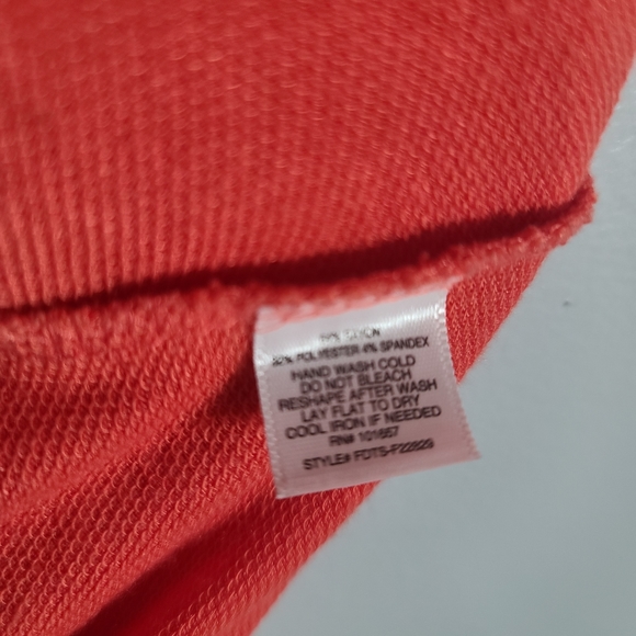 NWT Michael Kors Red/Orange Short Sleeve T SZ L - Picture 4 of 4